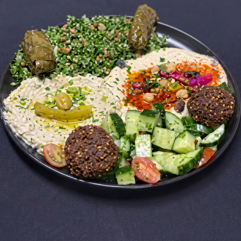 Vegetarian combo plate