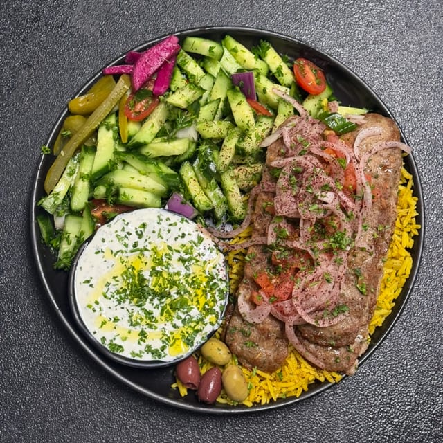 17 Lamb Gyro Plate.