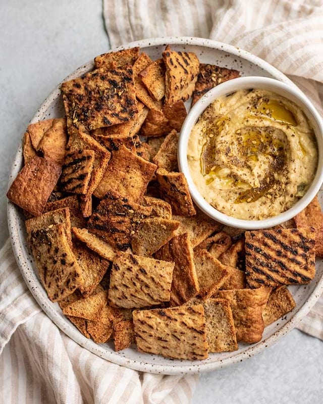 Fried Pita Chips.