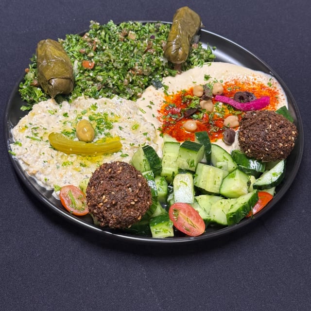 21 Vegetarian Combo Plate.
